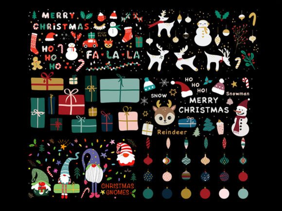 A Designer's Take on Christmas Graphics & Illustrations