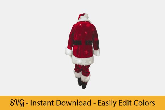 A Festive Santa Graphic for Handmade Holiday Products