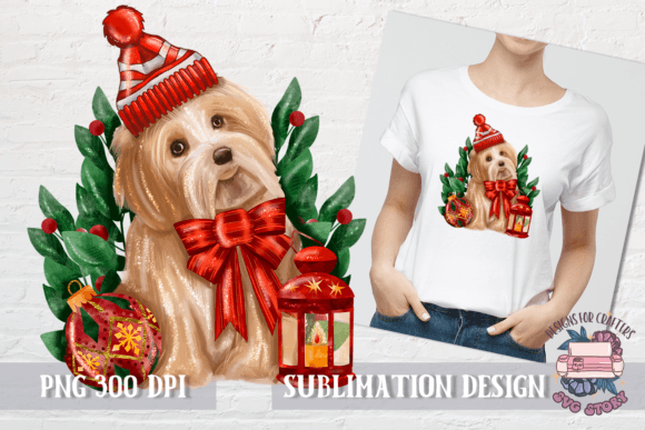 A Seasonal Dog PNG for Your Holiday Graphics and Illustrations