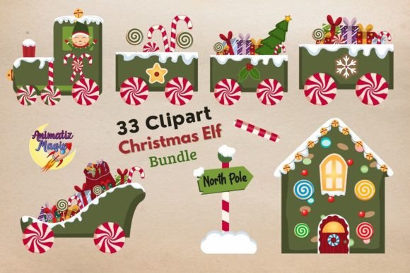 A Whimsical Design Asset for Festive Holiday Projects