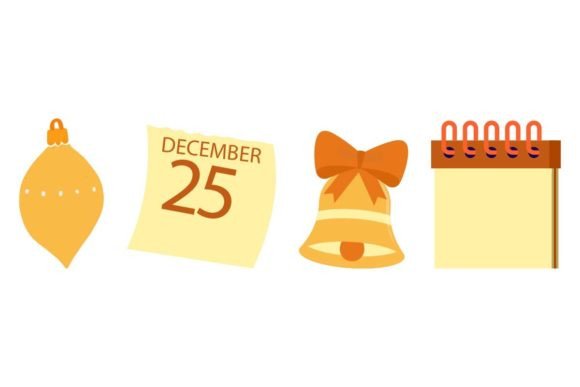 Christmas Date Graphics for Editorial & Publishing Needs