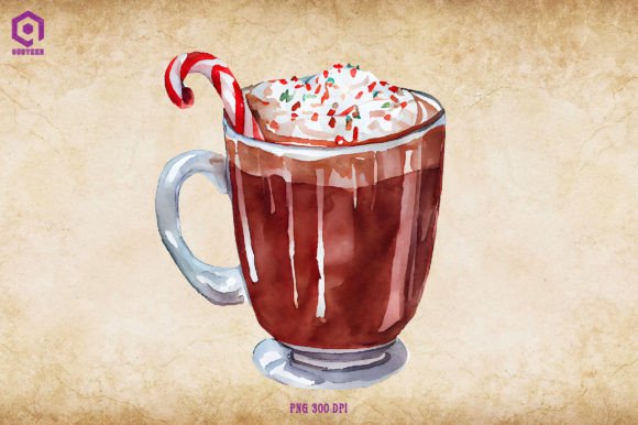 Christmas Hot Cocoa Clipart: A Cozy Graphics Asset for Creators