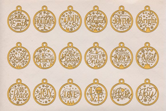 Christmas Ornament Graphics Elevate Holiday Branding