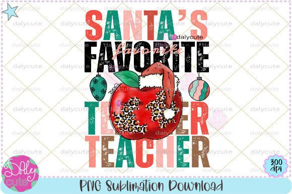 Christmas Teacher Distressed Sublimation Graphics Review