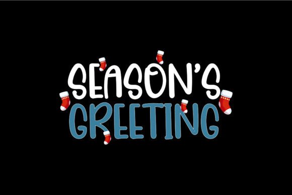 Christmas Typography Ornament: A Festive Graphic Design Asset