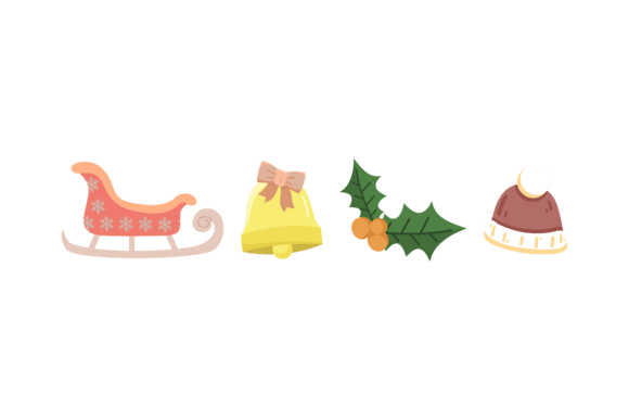 Christmas Winter Marry Graphics for Seasonal Branding
