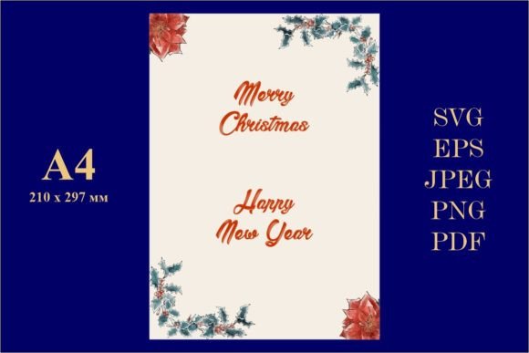 Design Review: The Merry Christmas Clipart Card Wreath 9