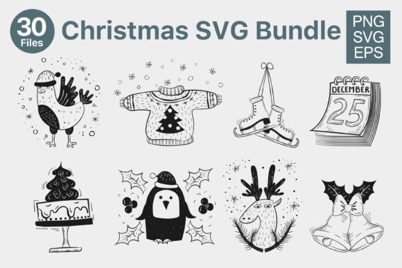 My First Crafting Impression of this Christmas Graphics Bundle