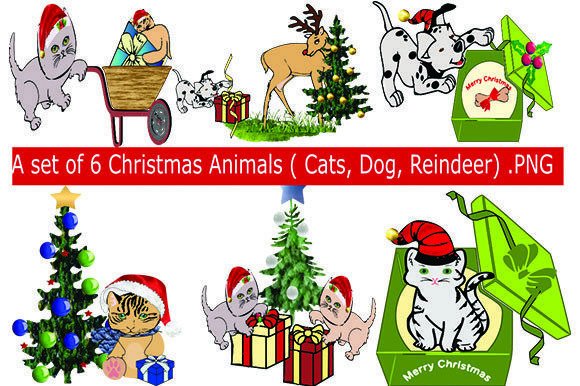 Reviewing a Christmas Animal Graphics Set for Publishers